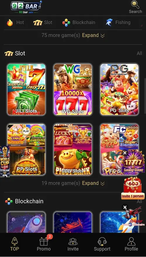 92bar game