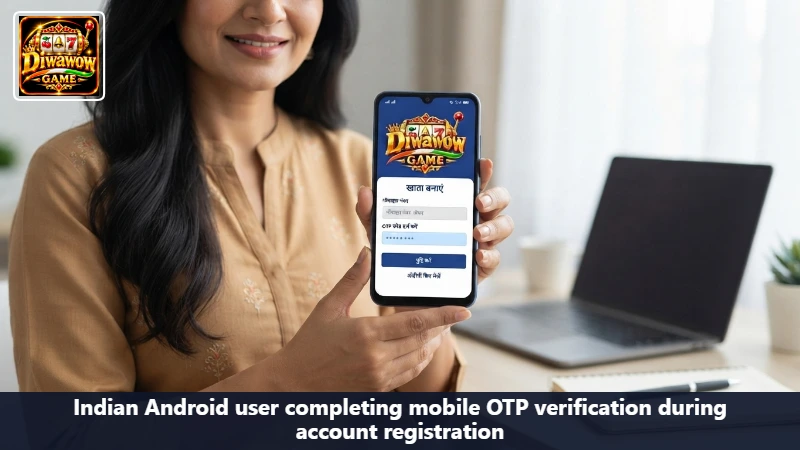 OTP field on an Android phone beside a message notification with the code hidden